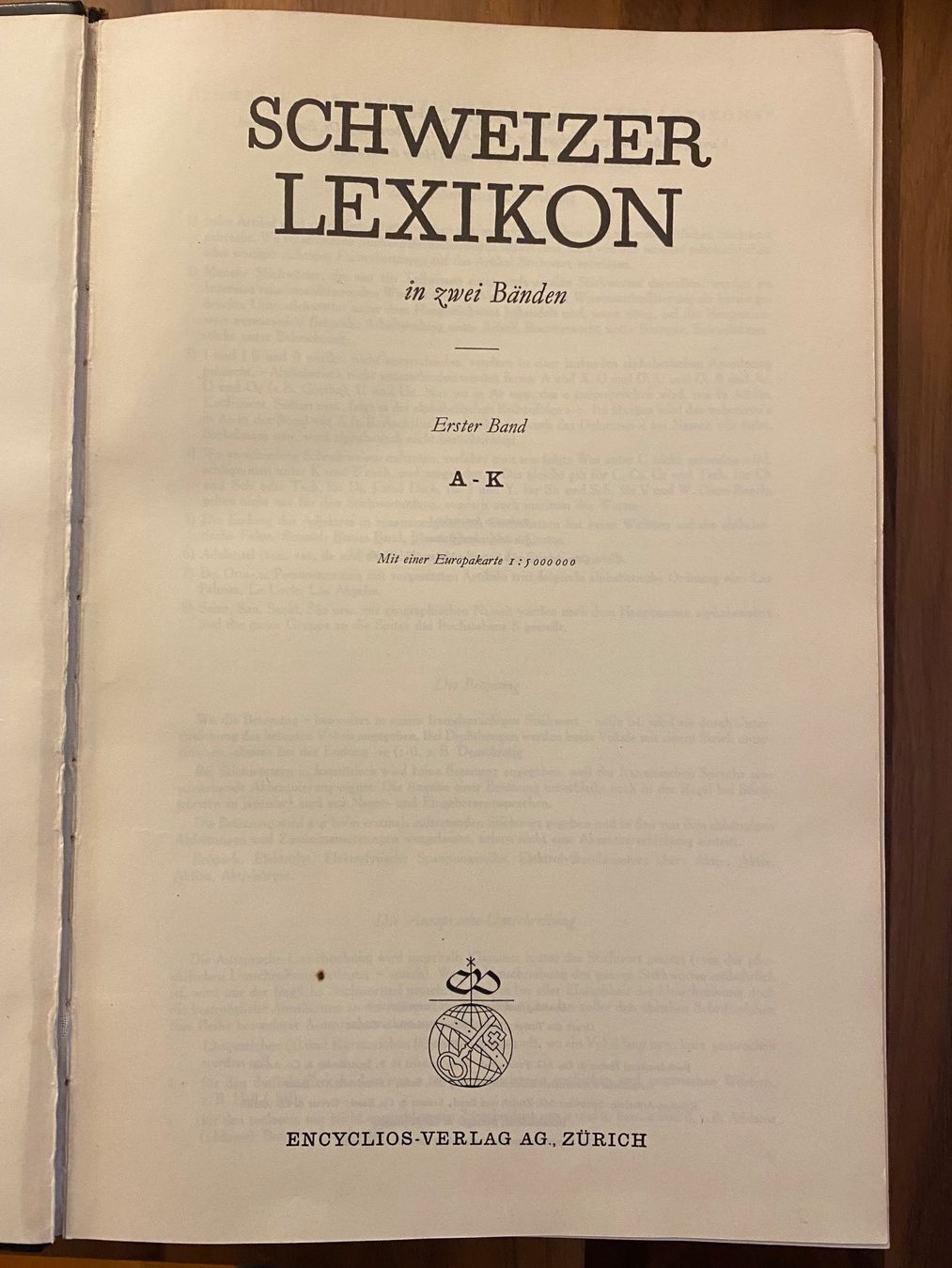 Libri: 1. Schweizer Lexikon 1949 – Usato da Basel venduto da Gundeli-25 2