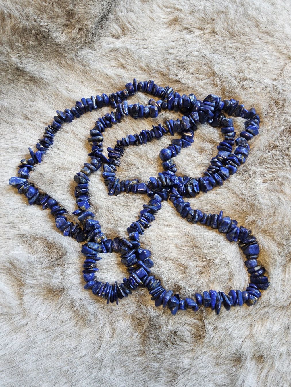 Catenine: Lange köngisblaue Lapislazuli Halskette – Usato da Zürich venduto da SciTec 4