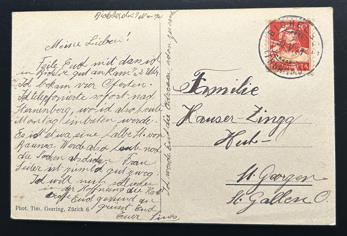 Cartes postales: Gruss aus Bichelsee  – D'occasion à Horw par Tellbub 1
