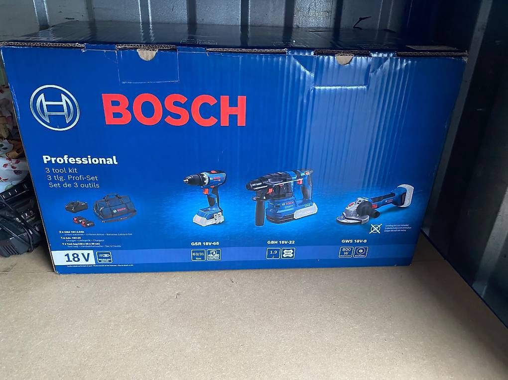 Alle Werkzeuge: Bosch 3tlg. Profi-Set  – Gebraucht aus Flumenthal von joe1965