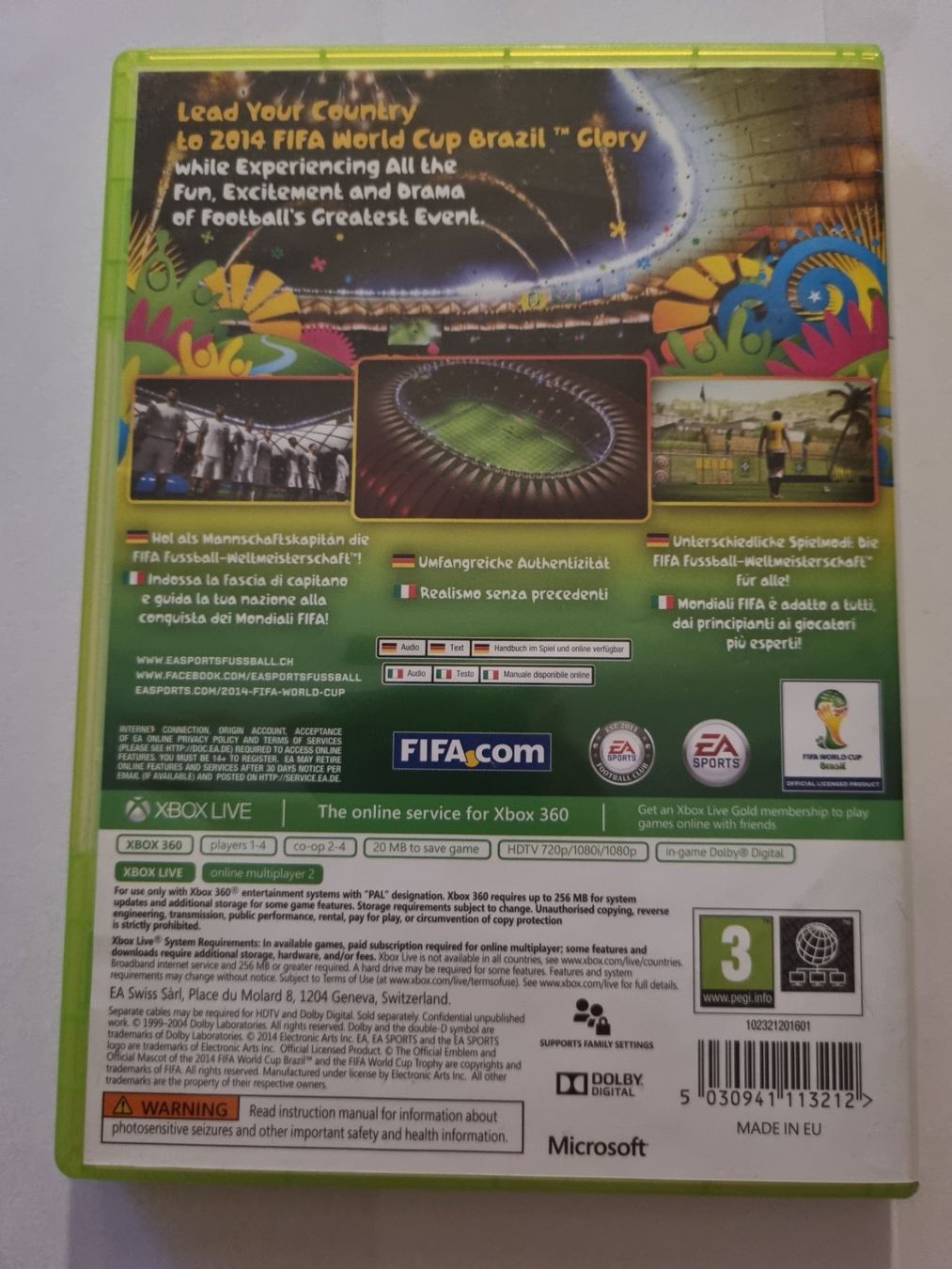 Microsoft Giochi: FIFA WORLD CUP 2014 BRAZIL – Usato da Pollegio venduto da Isaiaaaa96 1