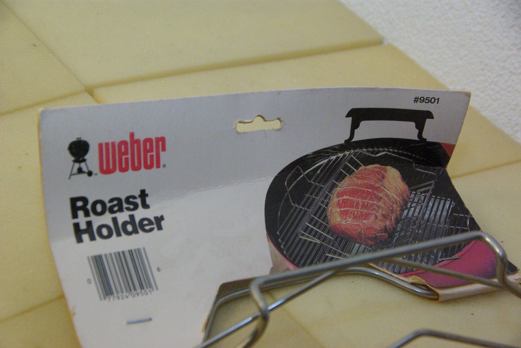 Weber Griglie: weber - Roast Holder aus chromstahl – Nuovo (secondo la descrizione) da Herisau venduto da Cevianer1844 1
