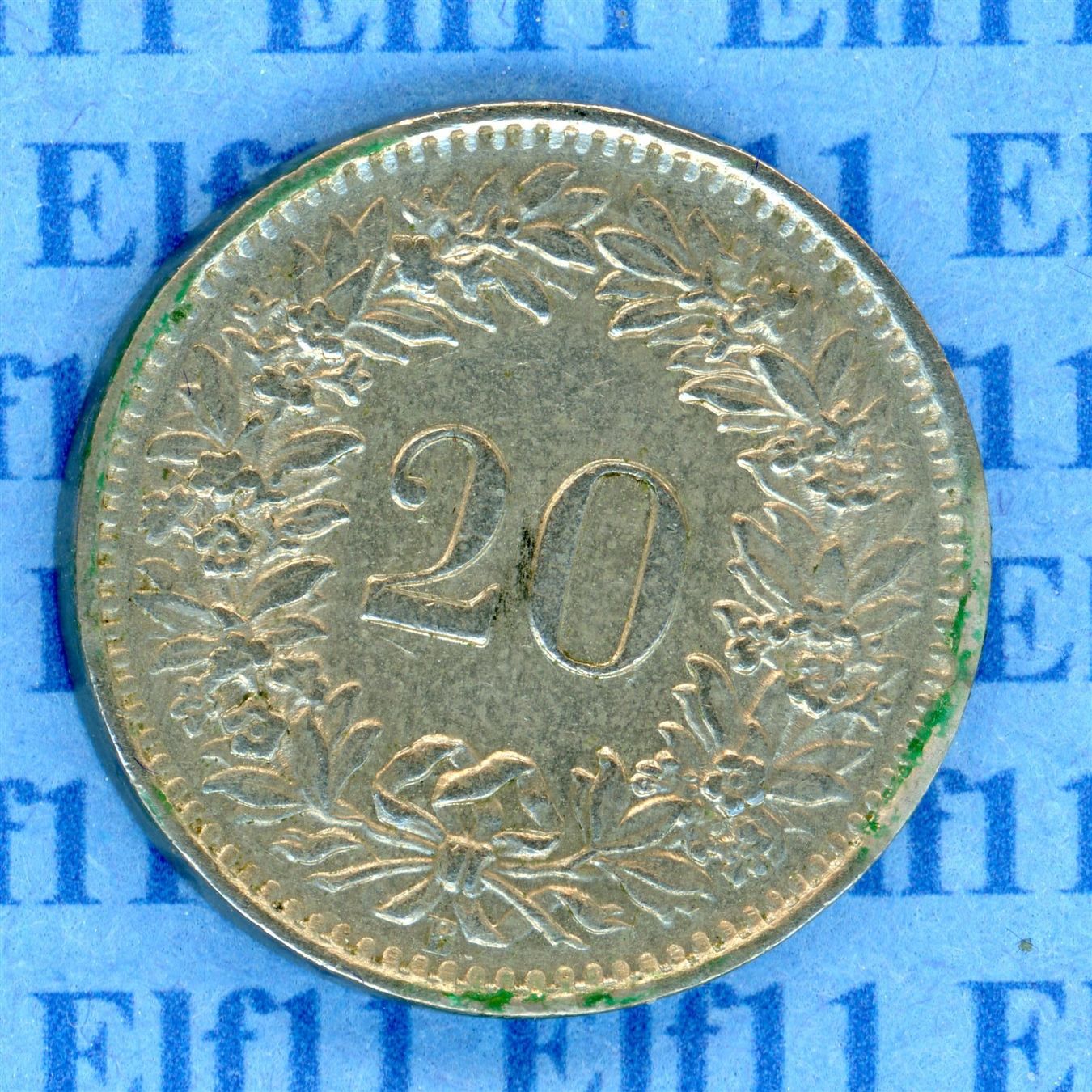 Tutti le monete: CHF___0.20 1963 -vz 20 Rappen – Usato da Widnau venduto da Elf11 1