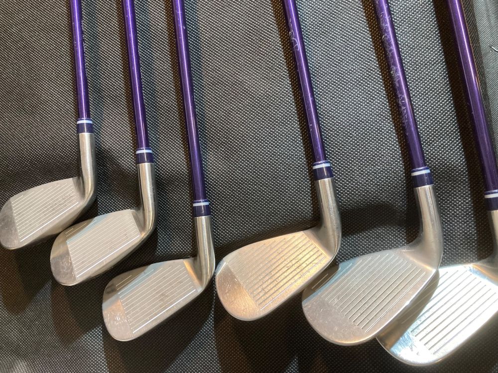 Majek Seafoam Damen-Golfschläger-Set, Blaugrün, Hybrid-Hybrid-Eisen