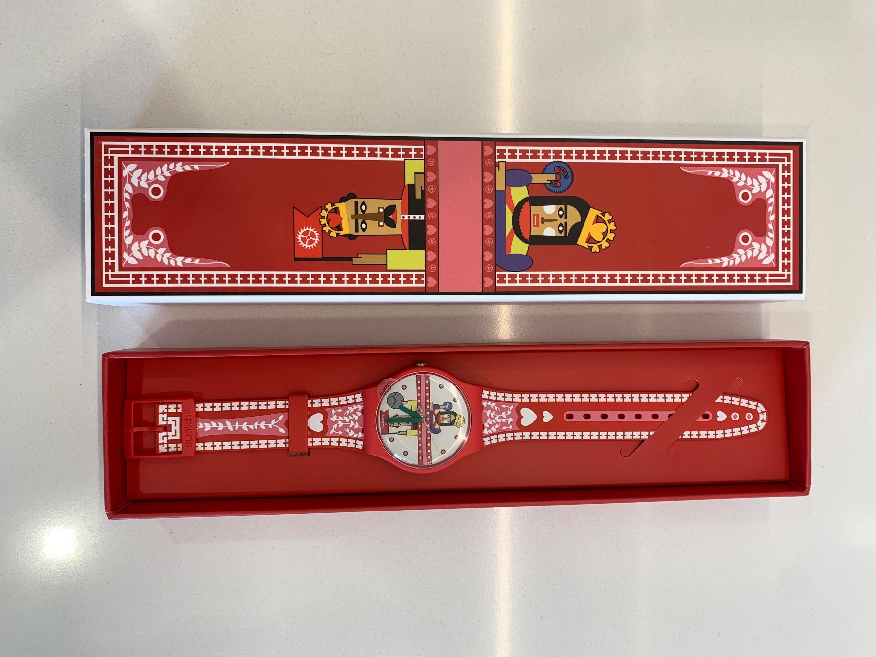 Swatch Orologi: Swatch Aktionärs-Uhr 2022 – Nuovo e nell'imballaggio originale da Zug venduto da celinaweiss