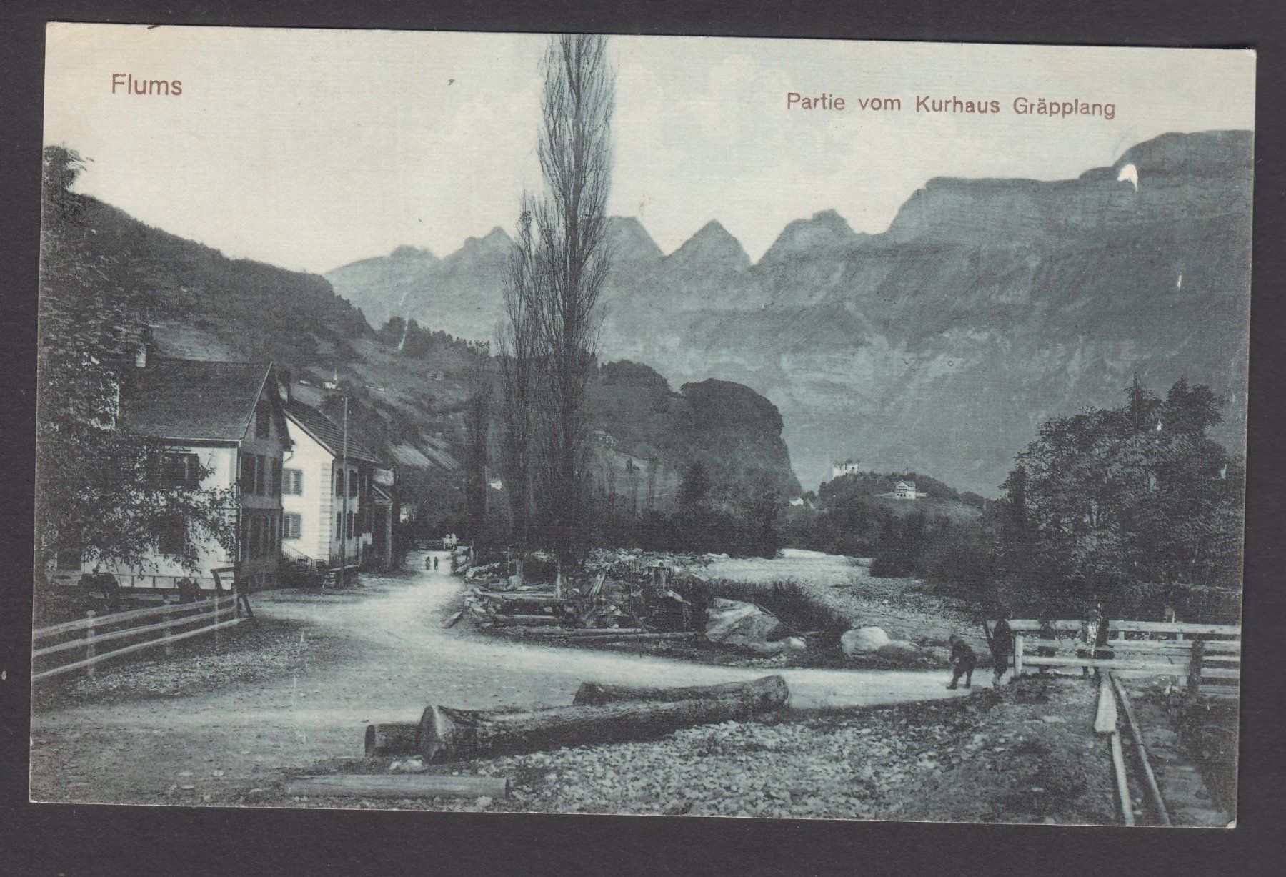 Ansichtskarten: Alte Ansichtskarte von Flums, SG - Gräpplang, selten! – Neu und originalverpackt aus Brienz BE von Diliplunz