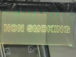 Schild, NON SMOKING