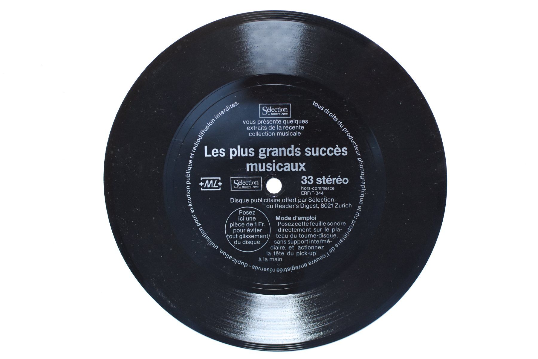 Dischi in vinile: 6x Flexi-Disc - Sélection du Reader's Digest – Usato da Belmont-sur-Yverdon venduto da ag97 6