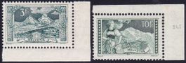 1914/31, Gebirgslandschaften, postfr. Serie. 2 mit FA Diena