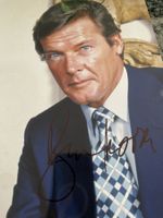 SIR ROGER MOORE ( JAMES BOND ) TOP AUTOGRAMM