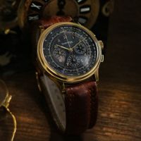 Vintage-Chronograph von Eberhard „MAGIE NOIRE“, vergoldet