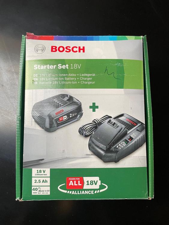 Bosch Akku Starter Set 18v Mit Ladegerärt Al1830cv Kaufen Auf Ricardo 