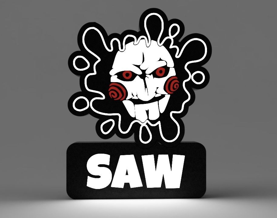 Lampade: Saw - The Games Themed Light Lightbox LED – Nuovo (secondo la descrizione) da Vicques venduto da PAMB3D 1
