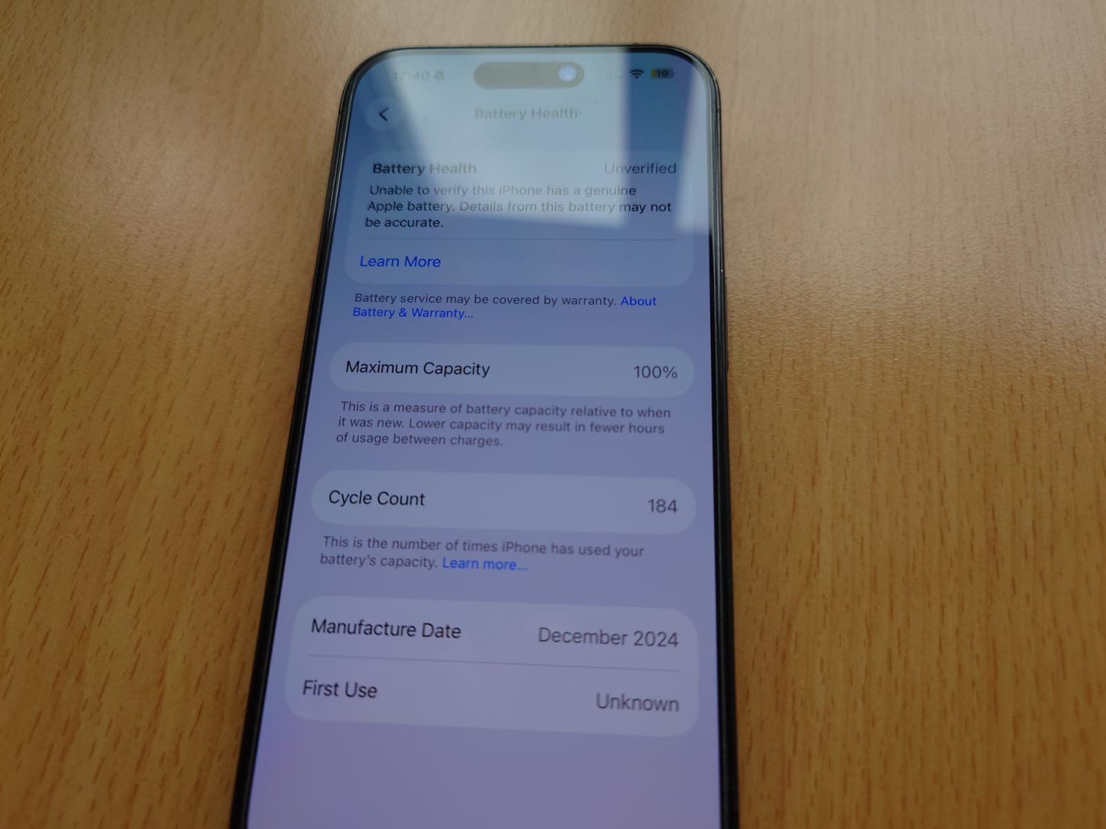 Apple Telefoni cellulari / Smartphones: iPhone 15 Pro (1024GB / 1TB) – Usato da Fribourg venduto da ein_bd8s 4