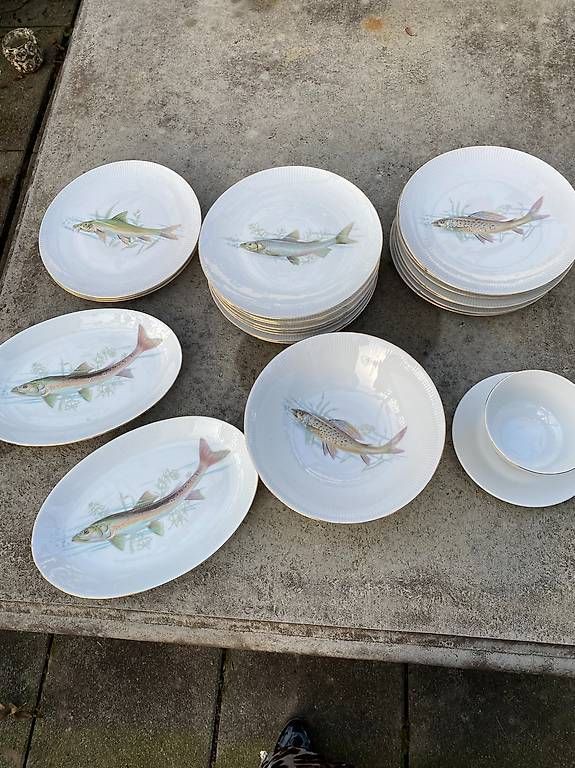 Geschirrsets: Fischservice von Winterling Bavaria  – Gebraucht aus Wil SG von nicetohave54