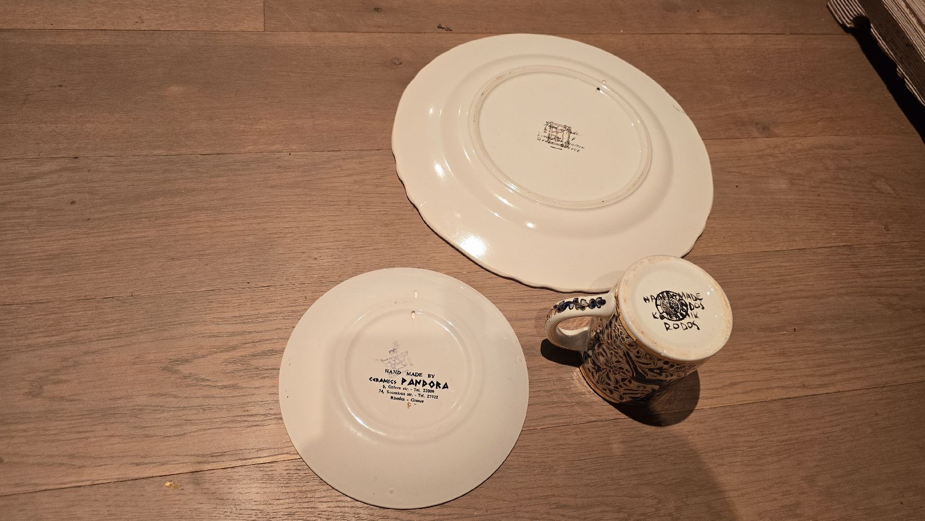 Set di piatti: Keramik Handmade Teller und Tasse – Nuovo (secondo la descrizione) da Sutz venduto da Lachsforelle 3