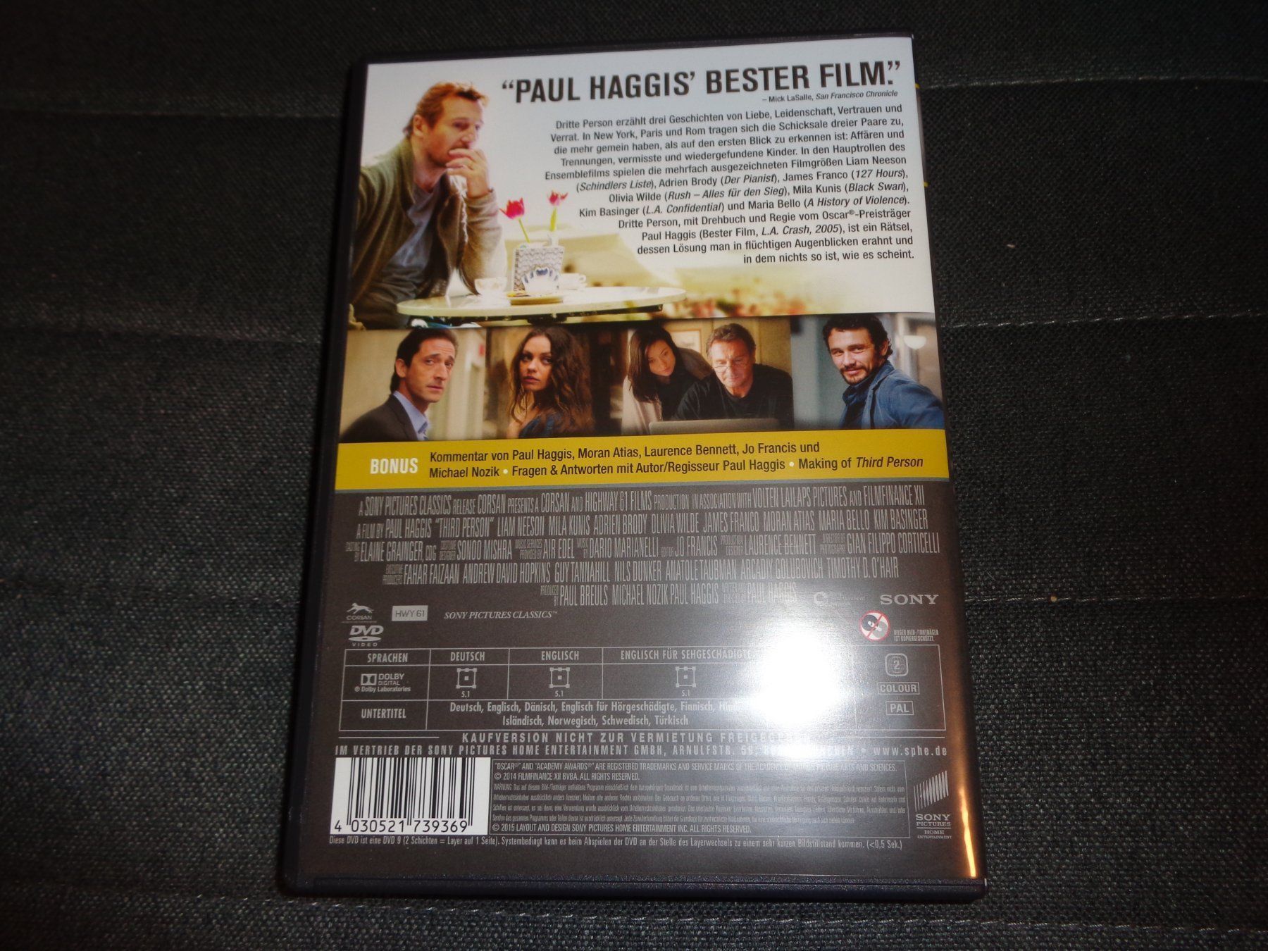 Tutti i DVDs: Dritte Person (DVD) – Usato da Olten venduto da Disc-Verkauf 2