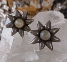 STERN - BLUME OHRRINGE IN 925 SILBER