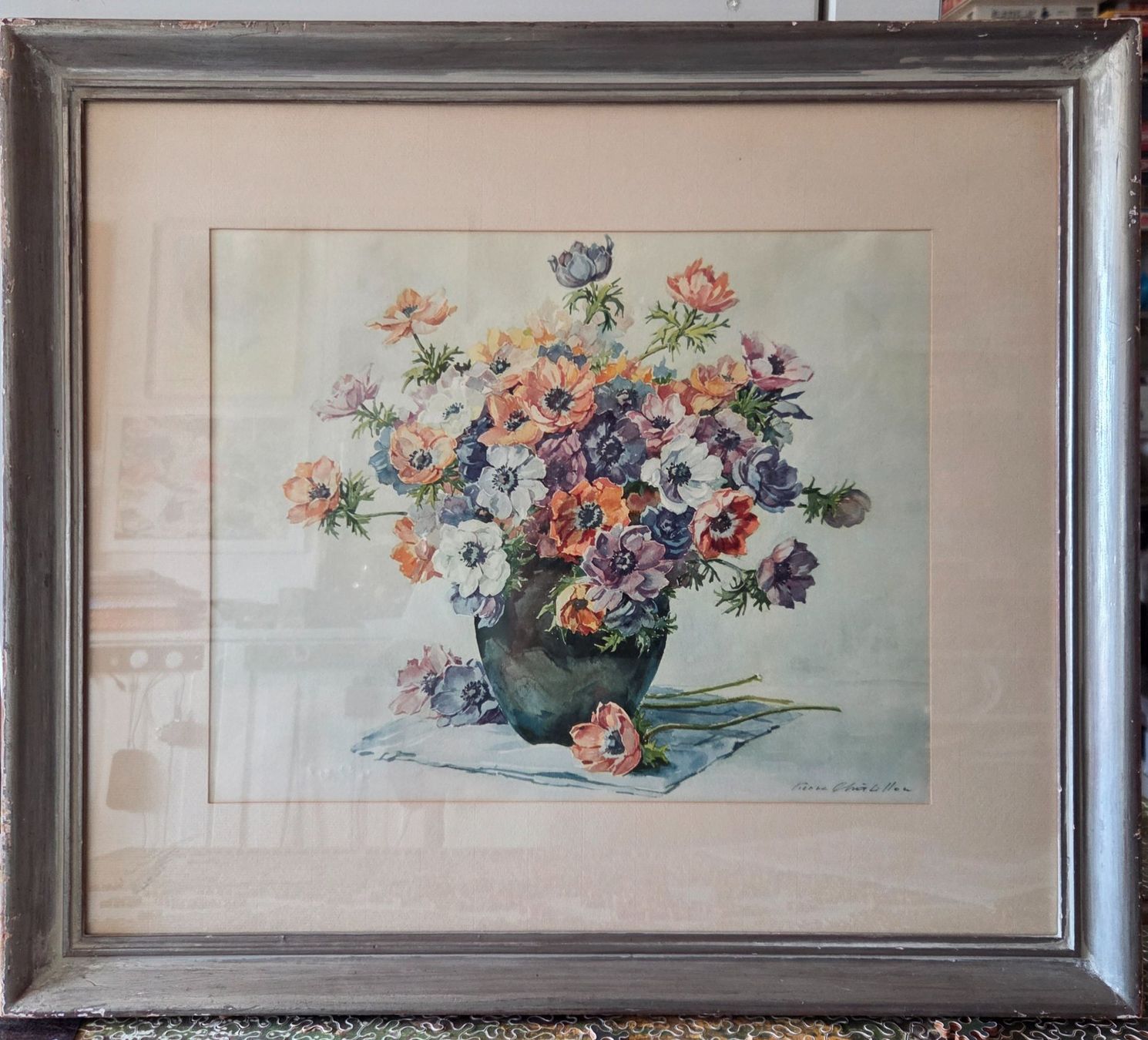 Foto & Immagini: Aquarell Blumenbild von Pierre Chàtillon – Usato da Gossau SG venduto da tenerife11