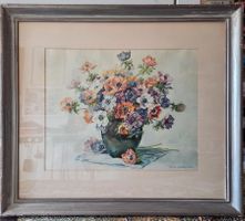 Aquarell Blumenbild von Pierre Chàtillon