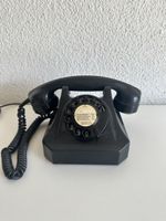 Vintage Telefon schwarz