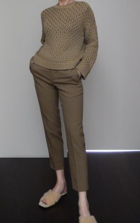 Orig. LORO PIANA Grobstrick Pulli, Seidenmix, Gr. S, NP 1500