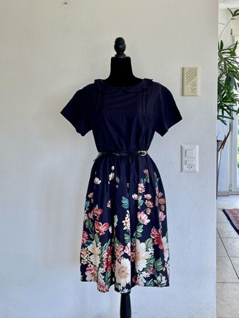 Summer Dress with Floral Print Size M