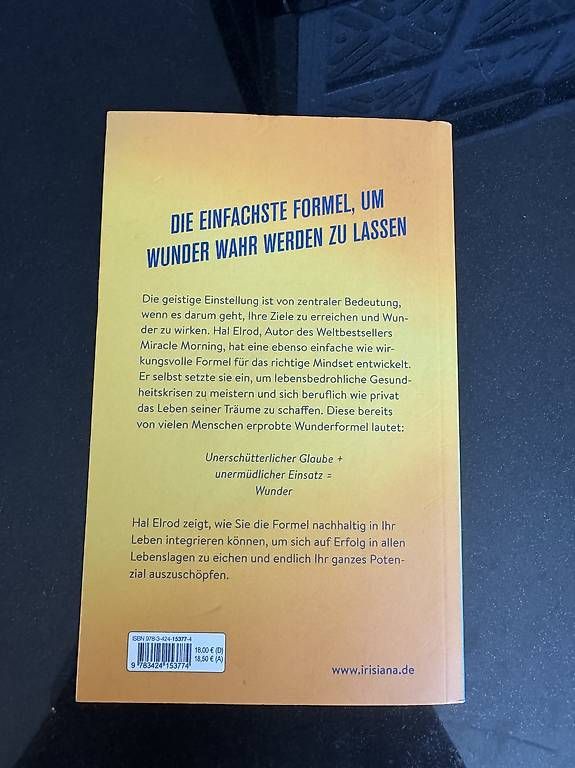 Libri: Miracle Mindset Taschenbuch – Usato da Oberbüren venduto da dijbdn 1