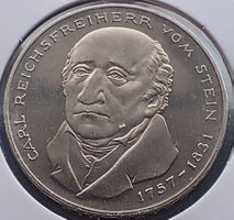 DEUTSCHLAND - BRD 1981 - 5 DM (G) - CARL VOM STEIN - UNZIR.