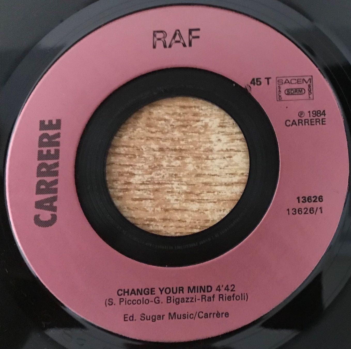 Schallplatten: RAF - CHANGE YOUR MIND – Gebraucht aus Bussigny von vinyl-pas-cher 2
