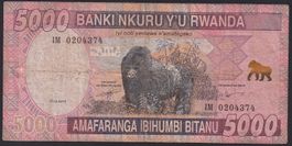 Ruanda 5000 Francs 2014