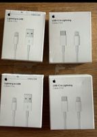 4 Apple Kabel Lightning auf USB und USB-C Set neu