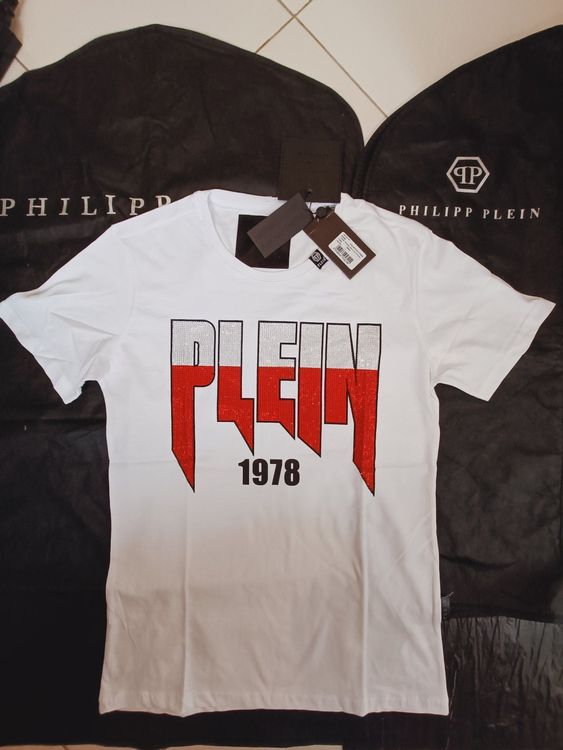 Camiseta Philipp Plein PP1978 Para Hombre - Gris 👕