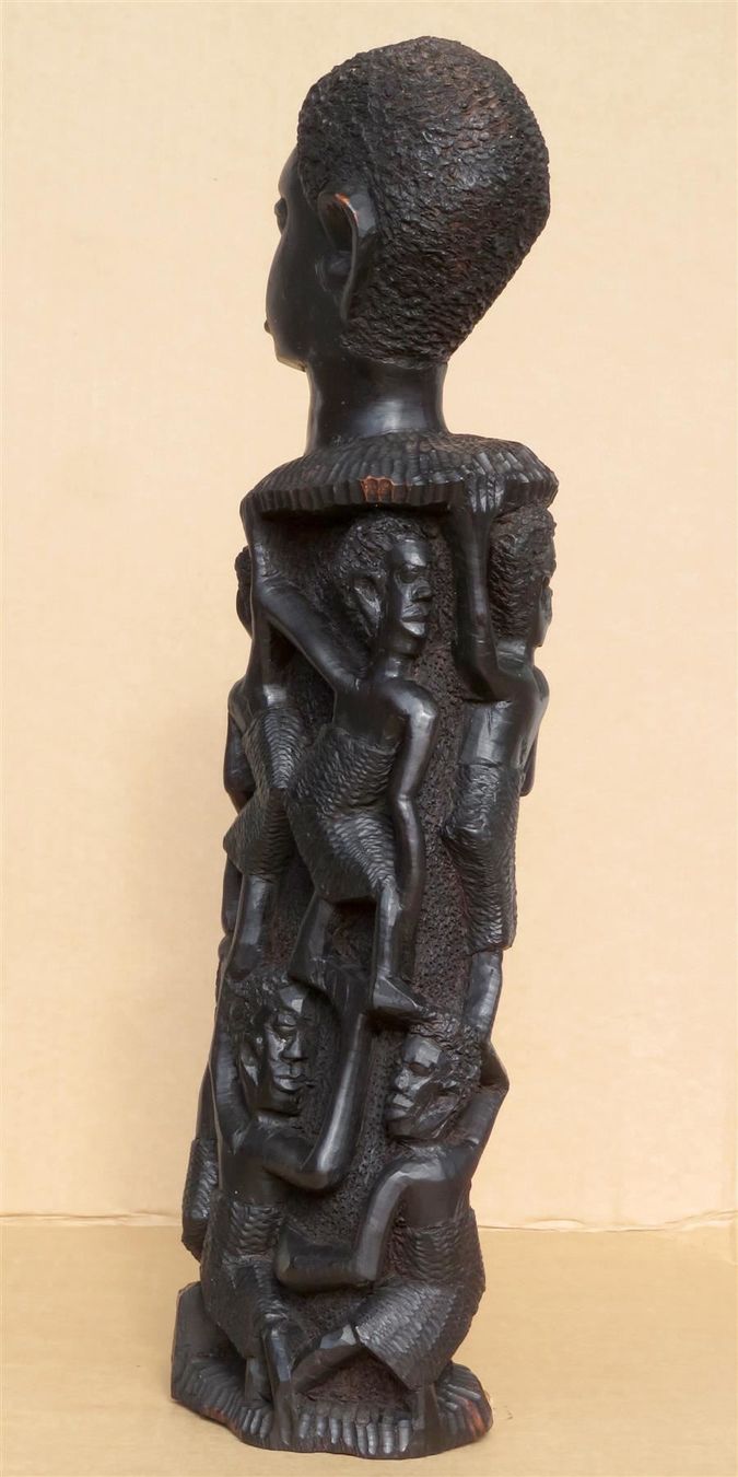 Xilografie: Afrikanischer Lebensbaum, Ebenholz 37 cm – Nuovo (secondo la descrizione) da Zürich venduto da Vanillaed 5