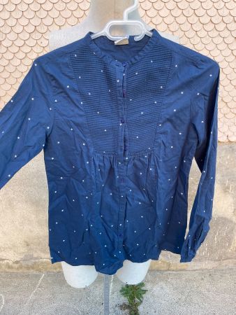Dunkelblaue ZARA GIRLS Bluse / Tunika Gr. 164