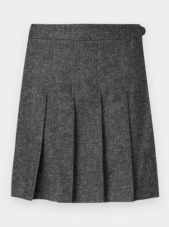 Max&Co. Faltenrock Wolle Fischgrät Tweed 38