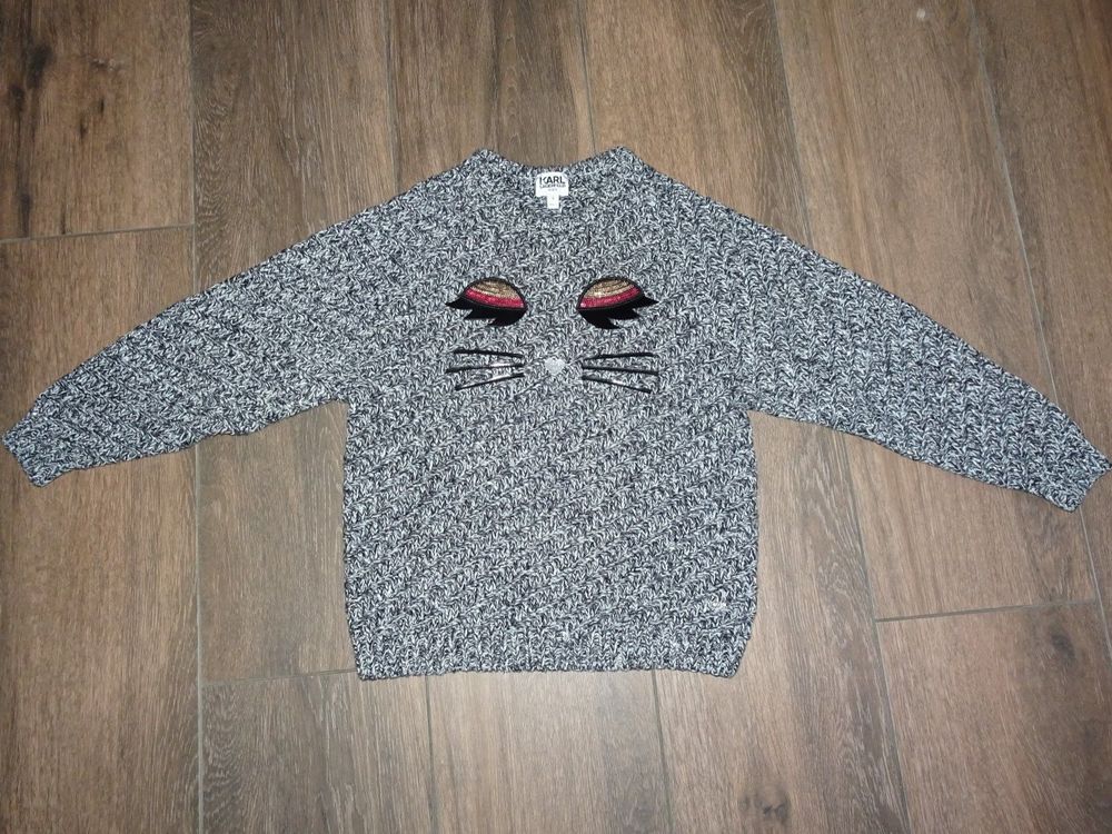 Pull Rose Karl Lagerfeld Taille L - Neuf Avec étiquettes, Viscose, Valeur 280€