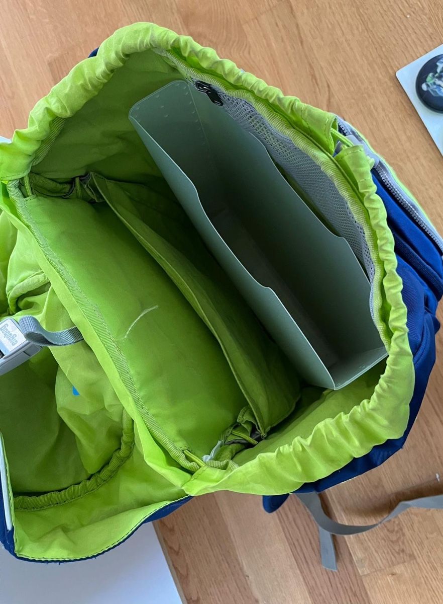 Ergobag Kindertaschen: Ergobag Rucksack blau mit neongelben Applikationen – Gebraucht aus Stans von Nom_2vxb 4