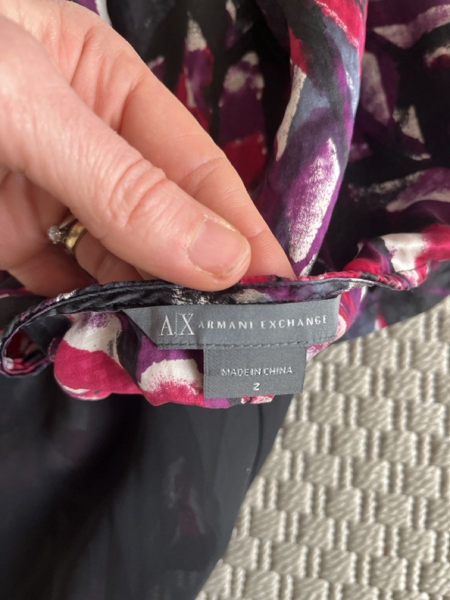 Armani Kleider: Wickelkleid, Armani Exchange, S – Gebraucht aus Solothurn von Bobesch08 9