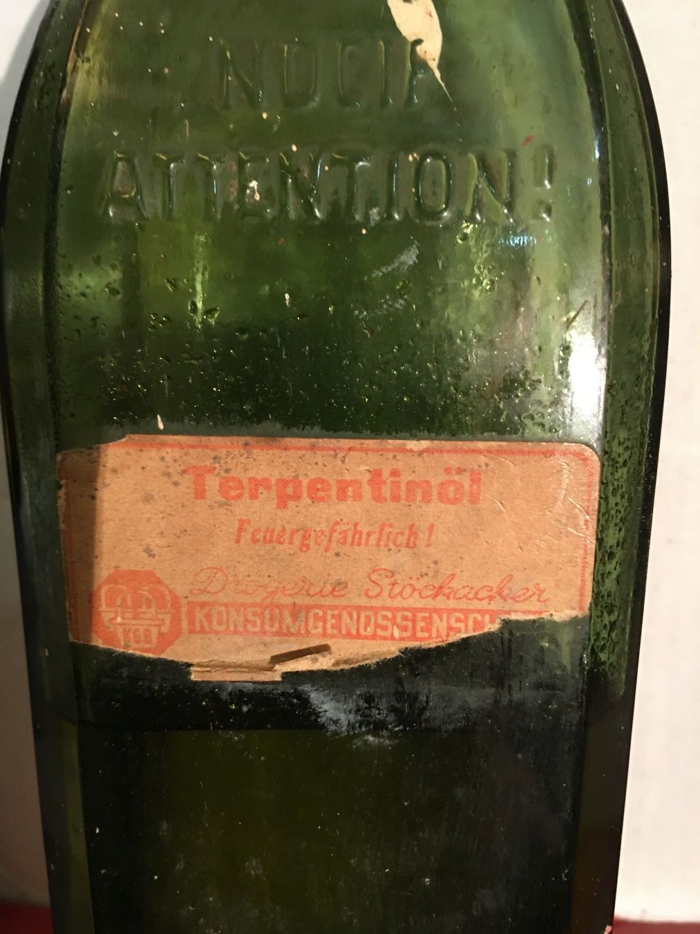 Accessori da laboratorio: alte Apotheker-Flasche  o. Inhalt – Usato da Bern venduto da rewe45 6