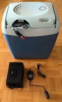 Cooly Kühlbox 12V inkl. Batteriewächter u. Netzteil für 230V
