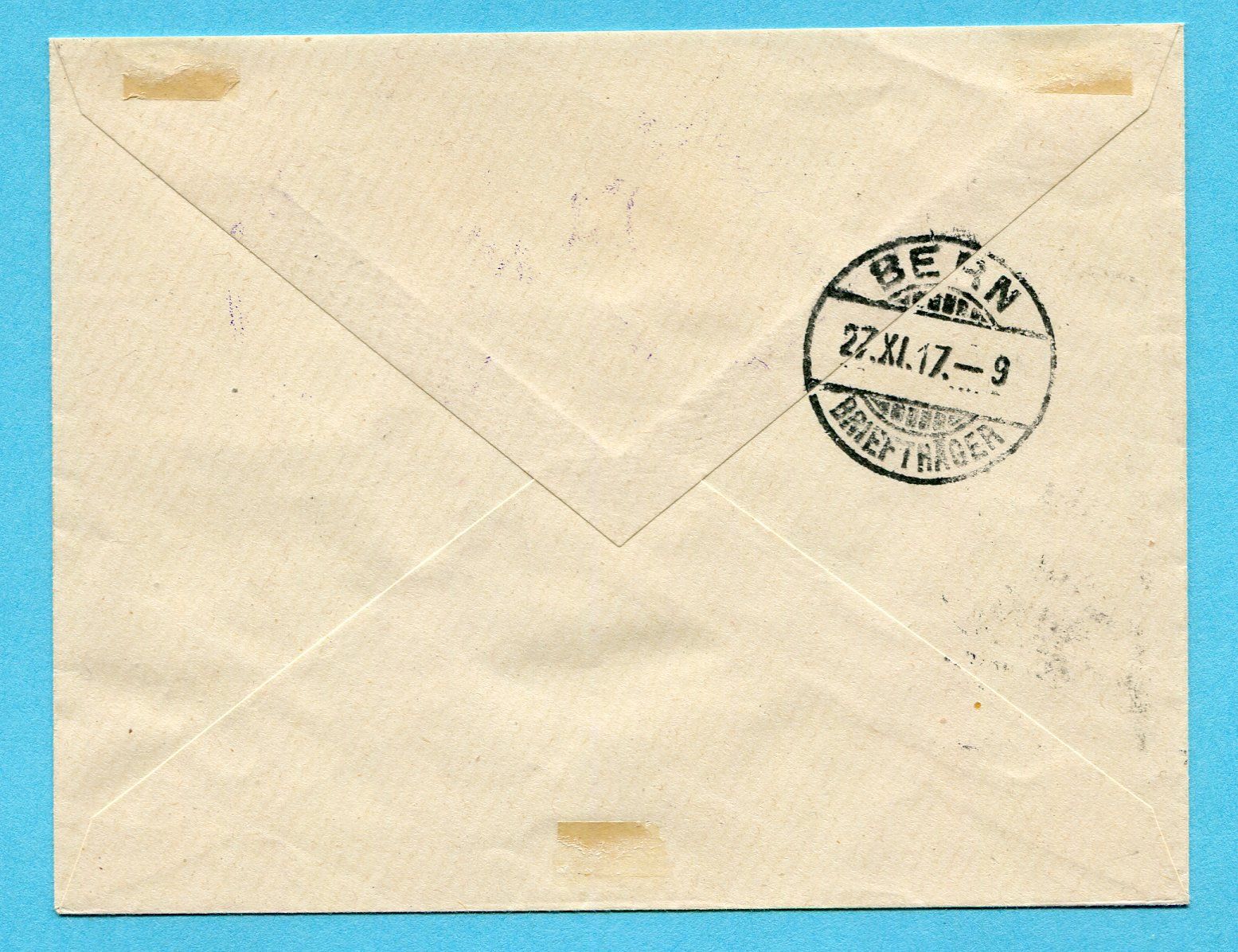 Alle Briefmarken: Brief Bonfol 1917 – Gebraucht aus Opfikon von cleocat-vb 1