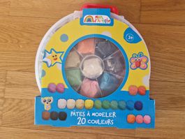 Neu Kreatives Bastelset mit 20 Farben Knetmasse