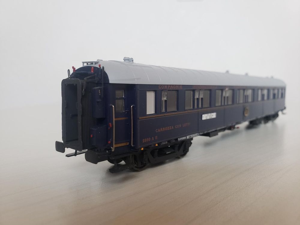 Voiture Restaurant SNCB LS Models – échelle HO – Bleu/jaune – Neuve Et Rare