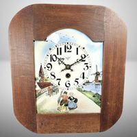 🕰️ Nostalgie pur – Mauthe Wanduhr mit Holland-Flair 🪵