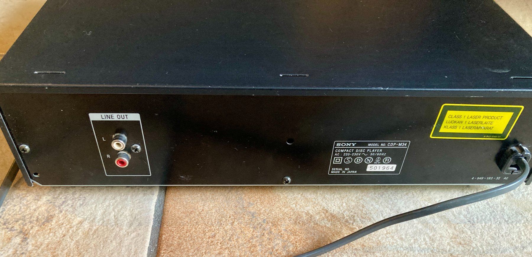 Sony Sistemi audio & multimediali: Sony CD Player - CDP-M34 – Usato da Saas-Grund venduto da rau_tn8j 1