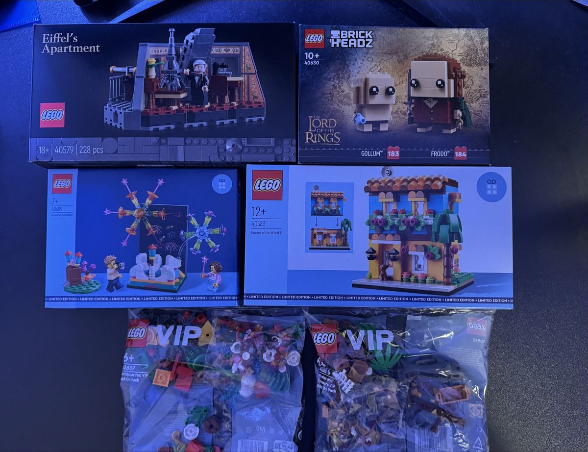 Lego Kit di costruzioni: LEGO 6 verschiedene Gwp Eiffels Appartement etc. – Nuovo e nell'imballaggio originale da Frauenfeld venduto da leg_s7d8