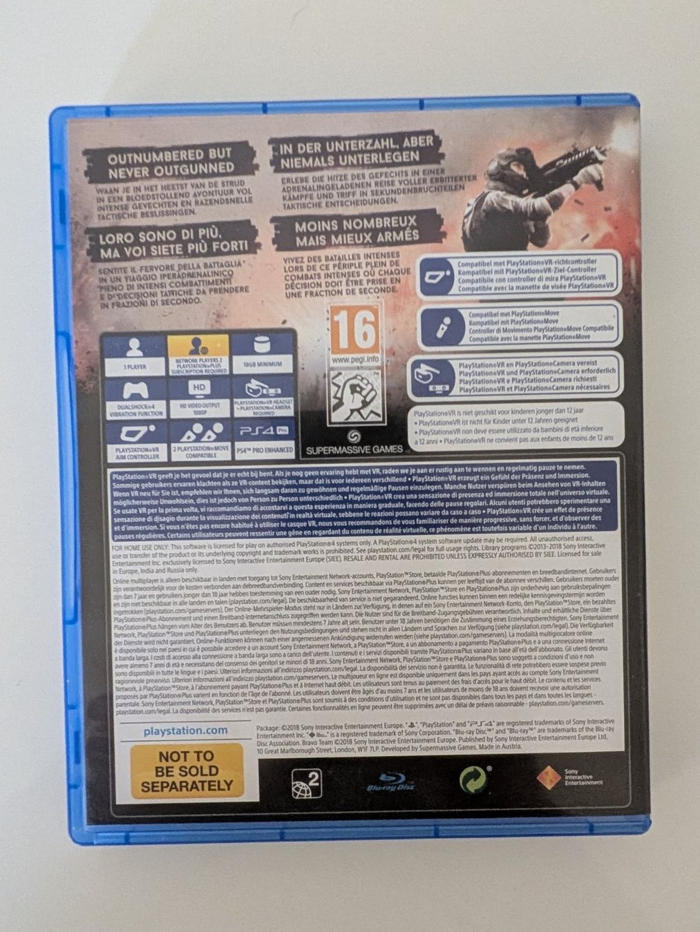 Sony Spiele: Playstation 4 - Bravo Team ab 1Fr – Gebraucht aus Kappel SO von Knoggaz 2