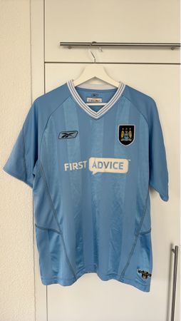 Original vintage Manchester City Trikot Reebok Grösse M