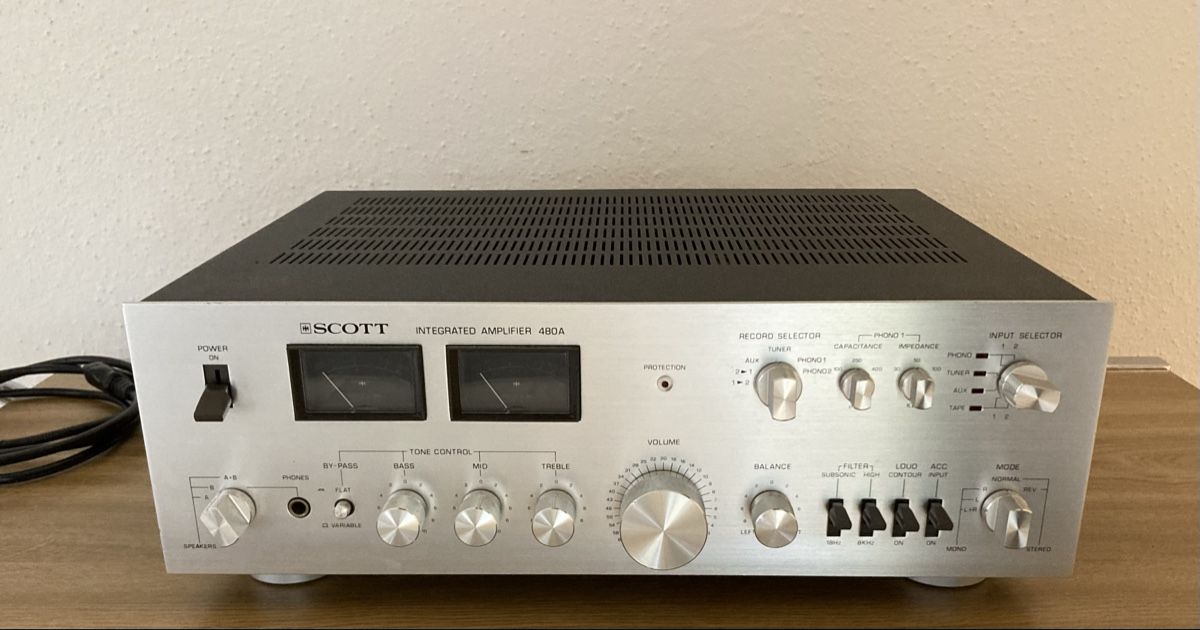 Scott Amplificatori: Scott Integrated Amplifier 480 A – Usato da Zwingen venduto da Kult2000